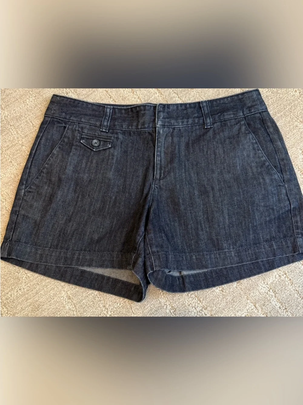 Ann Taylor Dark Indigo Denim Shorts